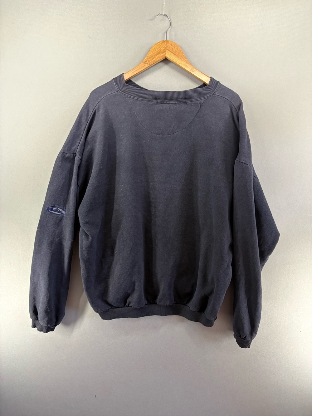 VTG Quiksilver Sweatshirt Men's M Black Pullover Surf Skater Y2K USA - Picture 6 of 8